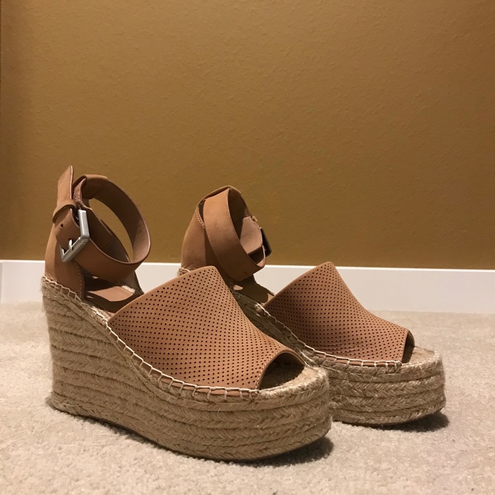 Marc Fisher Espadrille platform wedge